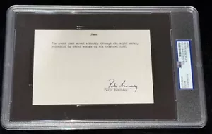 Peter Benchley "JAWS Author Quote" signed Cut Autograph Print PSA JSA Rare! Auto - Bild 1 von 4