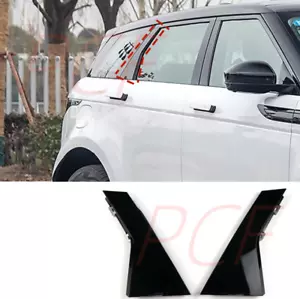 For 20-22 Range Rover Evoque Gloss Black Window C Pillar Cover Trim Replace 2X - Foto 1 di 20