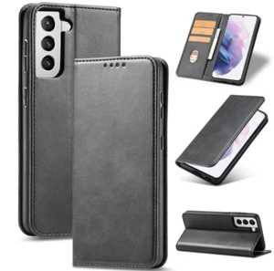 For Samsung Galaxy S23 S22 Note20 Ultra Cover PU Leather Wallet Book Phone Cover - Picture 1 of 5