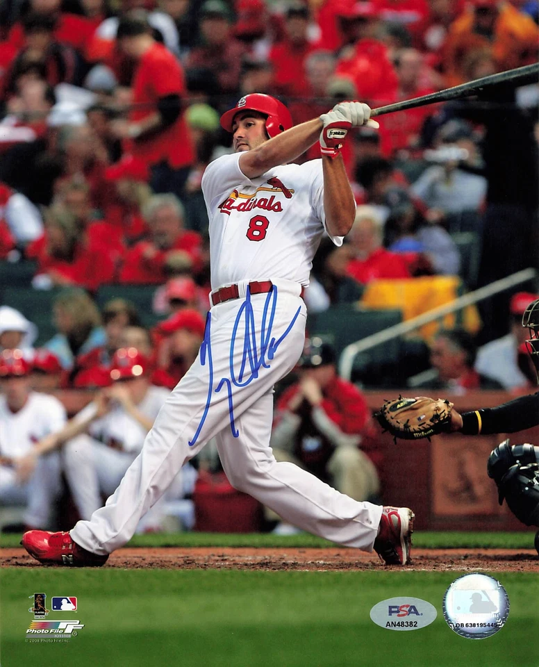 Foto autógrafa firmada por Troy Glaus Cardinals 8x10 PSA/ADN AN48382 Foto 1 de 1