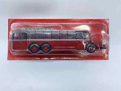 MODELLINO AUTOBUS MERCEDES BENZ O-100000 1938 ROSSO - EDICOLA - SCALA 1:43 - Immagine 1 di 4
