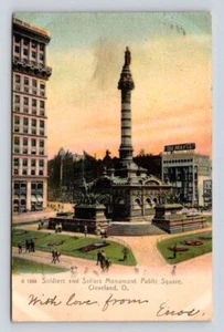Cleveland Ohio Soldiers & Sailors Monument - Rotograph Postcard UNDB - Picture 1 of 2