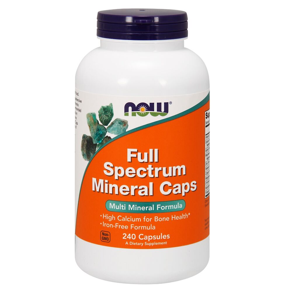 NOW Foods Full Spectrum Mineral Caps, 240 Capsules