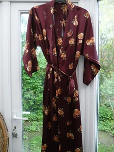BHS ROSE PRINT NIGHTDRESS & ROBE size 12-14 BNEW - Picture 1 of 3