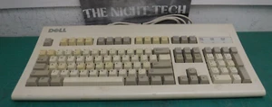 Vintage Dell AT101W Keyboard Wired Mechanical GYUM90SK PS/2 ALPS 0006780D - Picture 1 of 10