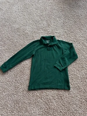 Camiseta polo Izod manga larga niño, talla L (14/16), funciona pequeña, mezcla de algodón Foto 1 de 4