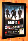 Mafia II 2  Xbox 360 Promo Mini Werbeblatt Gerahmt Poster / Ad Page Framed