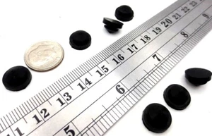 Rubber Pad Hole Plug Push-In Fit Stem Grommet - For 1/4" Hole, 1/16" Thick Panel - Picture 1 of 12