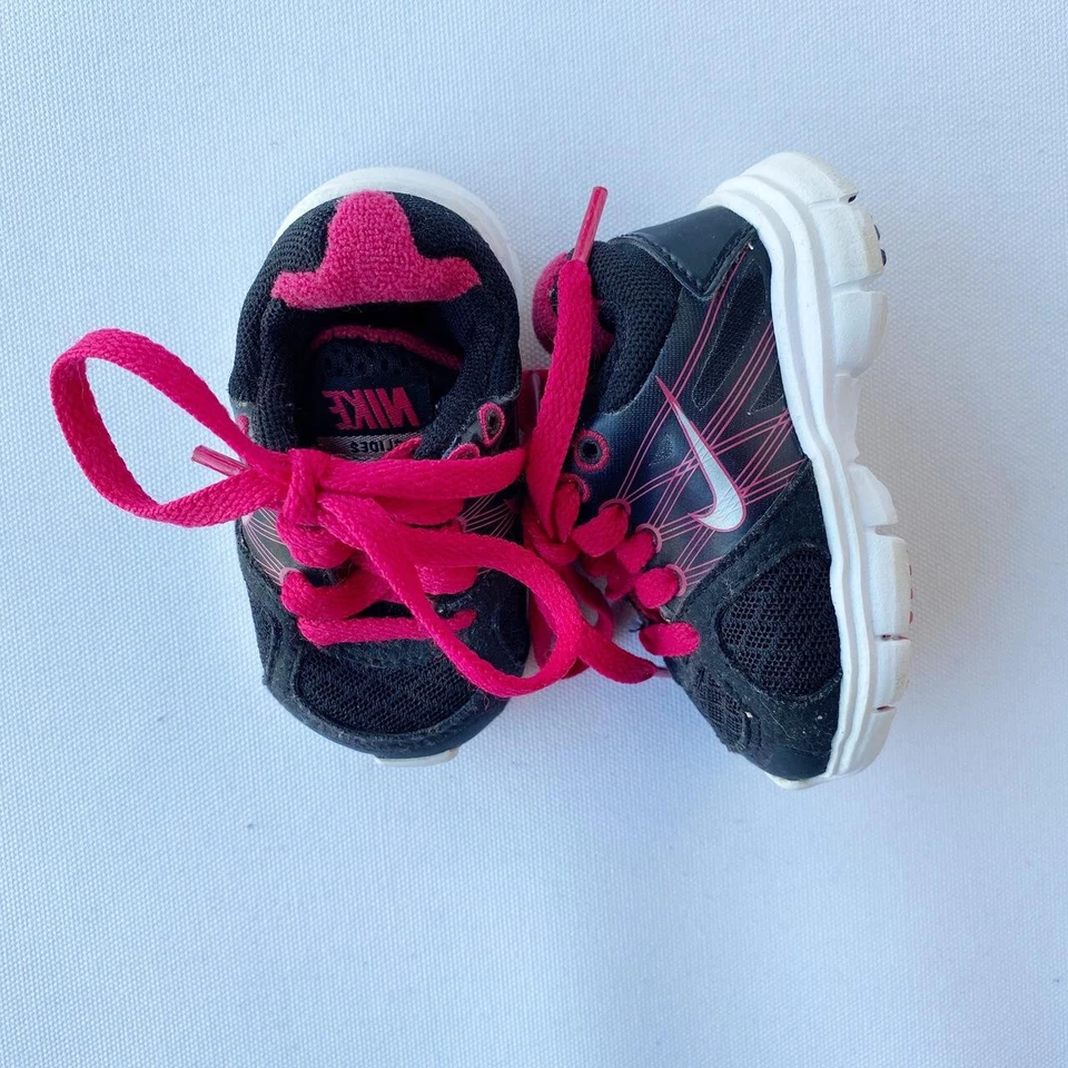 Tênis G-Nike, 2, (preto/rosa amarrado) - Imagem 1 de 1