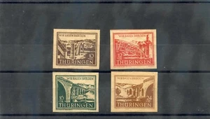 GERMANY 1945 LOCALS(THURINGEN) Sc 6NB1-4(MI 112yy-15yy)*VF LH ECONOMY GUM $200 - Picture 1 of 1