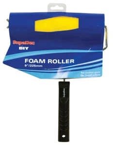 SupaDec DIY Decorating Emulsion Paint Smooth Surfaces Foam Roller & Frame Set 9" - Picture 1 of 1