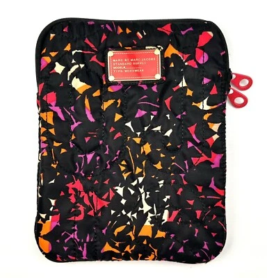 Marc Jacobs Ipad Cover Case Work Wear Soft Quilted Fabric Abstract Print - Image 1 of 4