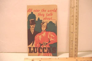 ~LUCCA RESTAURANT~LOS ANGELES~AUSKLAPPBARE POSTKARTE MENÜ~APRIL 1943~ - Bild 1 von 12