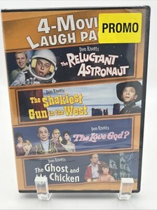 4-MOVIE LAUGH PACK DVD DON KNOTTS: THE LOVE GOD,THE GHOST AND MR. CHICKEN & MORE - Picture 1 of 2