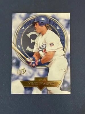 Mike Piazza 1997 Ultra Top 30 #6 Los Angeles Dodgers - Image 1 of 2