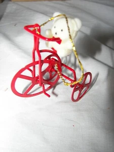 Adorno de Navidad Avon Peluche on a Trike de colección - ¡L@@K!¡! - Imagen 1 de 3