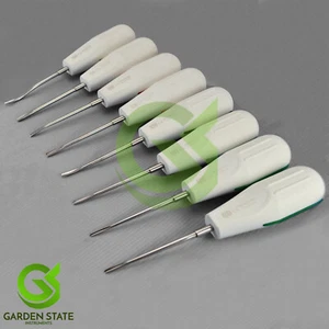 8Pcs Dental Luxating Elevators Apical Root Extracting Oral Tooth Extraction Kit - Picture 1 of 10