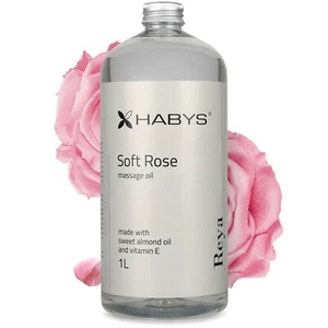 HABYS REYA Soft Rose Massageöl Öl | Duft von Rosen | 1L - Bild 1 von 2