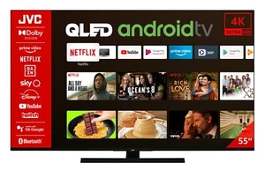 JVC LT-55VAQ6155 55 Zoll QLED Fernseher - 4K Android Smart TV, HDR Dolby Vision - Bild 1 von 9