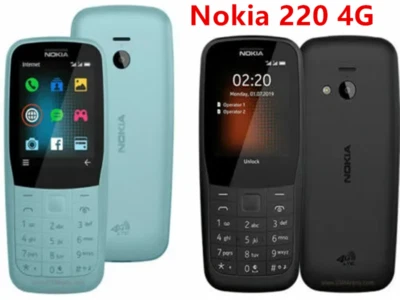Nokia 220 4G Unlocked bluetooth with Camera Flashlight Radio Phone New Sealed - Image 1 of 4