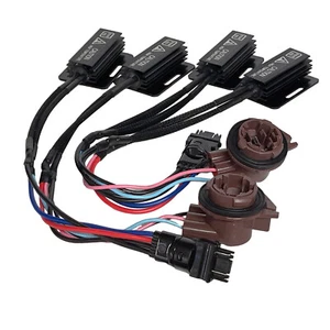 NUEVO 3157 LED Adaptador de Resistencia de Carga de Señal de Giro Anti Hiper Flash Cancelador de Errores - Imagen 1 de 5