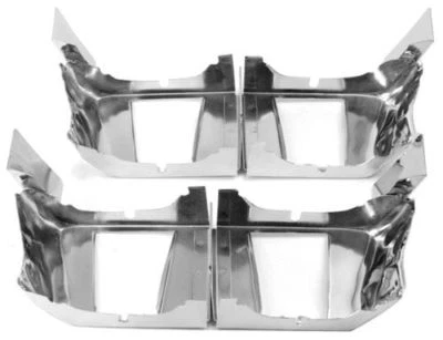 VW Escarabajo cromo cilindro latas frías deflectores de aire inferiores refrigerados por aire Volkswagen Foto 1 de 4