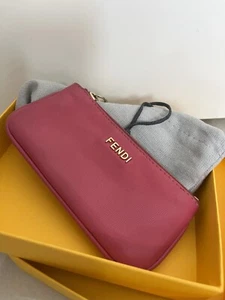 Fendi Pink Leather Coin Pouch – Compact Luxury Essential - Picture 1 of 5