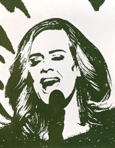 Adele acrylic painting original - Picture 1 of 1