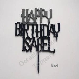 Harry Potter Personalised Name Happy Birthday Cake Topper - Picture 1 of 27