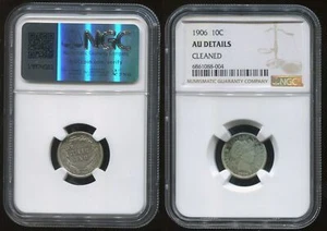 USA 1 Dime 1906 / Gekapselt NGC - 6861088-004 S/C / UNC - Picture 1 of 1