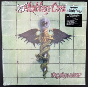 MOTLEY CRUE DR FEELGOOD VINYL LP 40TH ANNIVERSARY 180G NEW SEALED MINT - Picture 1 of 2