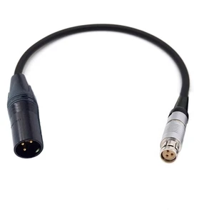 Phantom Flex 4K Camera Power Cable Fischer 3-Pin Female to XLR 3-Pin Male 24V - Picture 1 of 4
