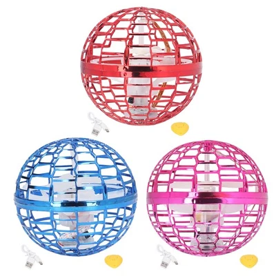 Children Flying Ball Toy Boys Girls Indoor Outdoor Rotating Flying Toy With LED - Image 1 of 4