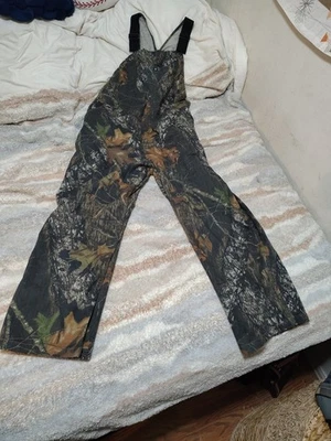 Vintage Mossy Oak Mens 2XL Camouflage FieldStaff Insulated Coveralls Hunting New - Image 1 of 4