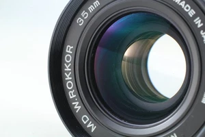 [Exc+5] Minolta MD W.Rokkor 35mm f/1.8 Wide Angle MF Lens From JAPAN - Picture 1 of 11