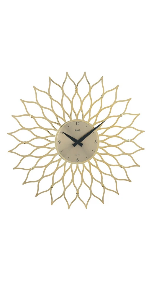 Modern wall clock with quartz movement from AMS AM W9359 NEW - Image 1 of 1