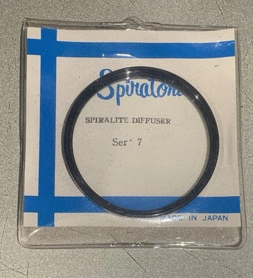 Vintage Looks New Spiratone Spiralite Diffuser Series 7 Filter Made in Japan  - Image 1 of 4