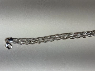 Brazalete de eslabones rellenos de oro de 18k genuino para mujer talla 7", sin deslustre Foto 1 de 4