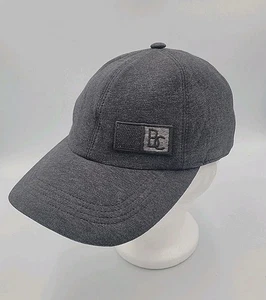 Gorra de béisbol Brunello Cucinelli para mujer de punto suave con logotipo "BC" con cuentas pequeña gris - Imagen 1 de 12