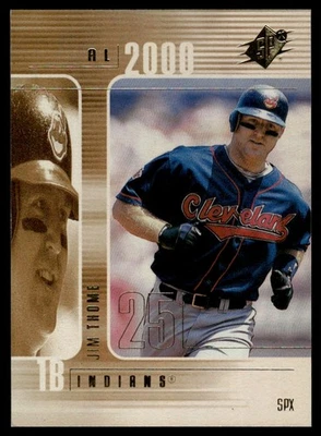 2000 SPx Jim Thome Cleveland Indians #42 - Image 1 of 2