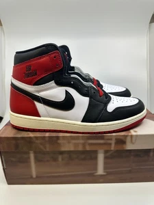 Jordan 1 Retro High OG Lifestyle Sneakers Black Toe Reimagined Size 10US DZ5485 - Picture 1 of 10
