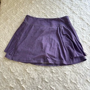 All in Motion Purple Pink Burnout Cut Hem Skort Large 10/12 Activewear Shorts - Picture 1 of 6