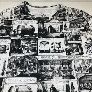 NEW MEDICINE Organic Vintage Style Beer Brewery Distillery Liquor T SHIRT Mens M - Picture 1 of 6