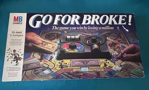 Vintage Go For `broke Board game (1985) Complete - Picture 1 of 9