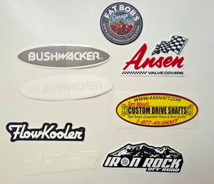 Lote de 8 Pegatinas Automotrices y 4x4 Fat Bob's Flowkooler Coches Camiones - Imagen 1 de 1
