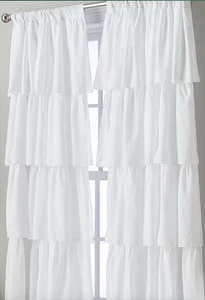 Curtainworks weiß Stufen Rüschenstange Taschengardine Paneel 42x63 eine Paneel - Bild 1 von 6