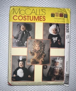 McCall’s 8938 Schnittmuster Kostüme Kleinkinder Größe 4 Stinktier Löwe Affe Panda + - Bild 1 von 3