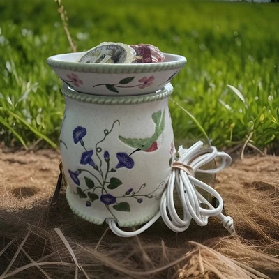 YANKEE CANDLE Butterfly Hummingbird Floral Electric Wax Melt Cup + 2 Wax Melts - Image 1 of 4