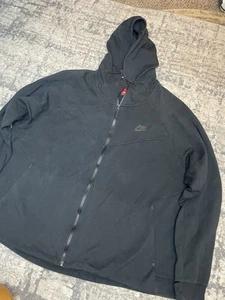 Nike Sportswear Tech Fleece Felpa con cappuccio e zip intera da uomo - Nero, taglia 3XL - Foto 1 di 11