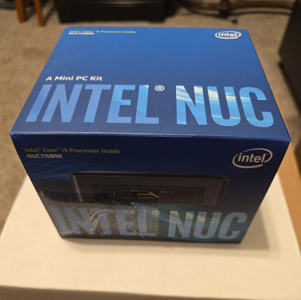  Intel NUC 7 Mainstream Kit (NUC7i5BNK) - Core i5; Mini Desktop New in Box - Image 1 of 4